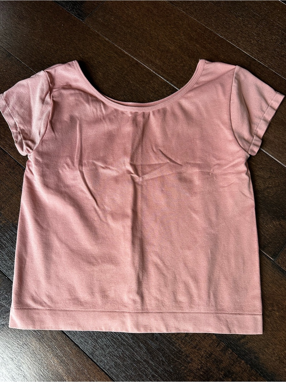 Intimately Free People Pink Scoop Neck Workout Stretch Shirt Womens M/L
